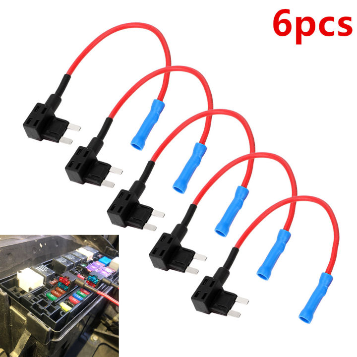 5PCS/Set High Quality 12V Car Fuse box Holder Auto Motri Insurance ATM Adapter AddaCircuit