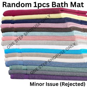 Stepshop 5-Star Hotel Floor Towel Bathroom Carpet 100% Pure Cotton Bath Mat Hotel Floor Towel Bathroom Carpet 100% Pure Cotton Bath Mat Soft 50cm*80cm 300gms