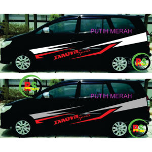 terbaru cutting stiker mobil innova stripe mobil innova terlaris