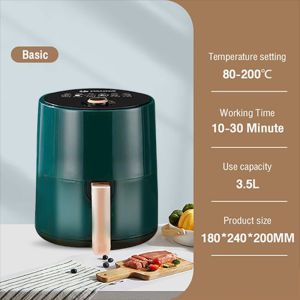 Air Fryer 3.5L Low Watt Penghangat Makanan Touch screen buttons Stainless steel Air Fryer