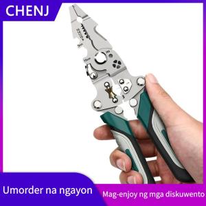 CHENJ Multi Functional Electrician Pliers For Wire Splitting And Stripping Specialized For Electricians
