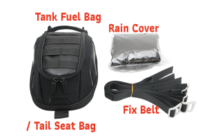 【Special Sale】Waterproof Motorcycle Rear Seat Bag Tank Bag Megnet Bag Tail Bags Large Seat Package Back Saddle Bag Rain Cover Motorcycle Accessories High-quality