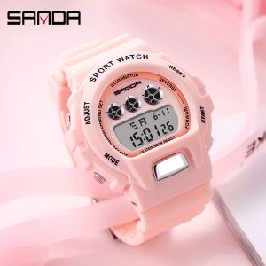 SANDA Fashion Sport Watch Men Military Watches Alarm Clock Shock Chronograph Waterproof Digital Women Date Watch