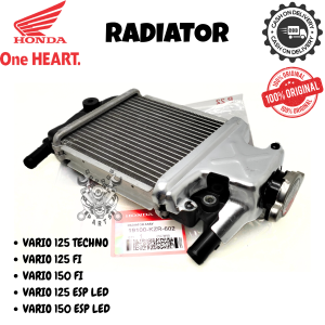 RADIATOR ASSY HONDA KZR VARIO 125 TECHNO 125 FI 150 FI 125 ESP LED 150 ESP LED ASLI ORI HONDA HAMHGP
