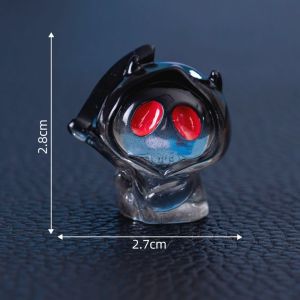 SIRENXI Hộp sọ dơi bí ngô một mắt Tượng nhỏ pha lê ma Halloween Đáng sợ Nhựa Đồ trang trí ma Mini Đồ dùng cho bữa tiệc Hài Hước Đồ trang trí Halloween Lễ Hội ma