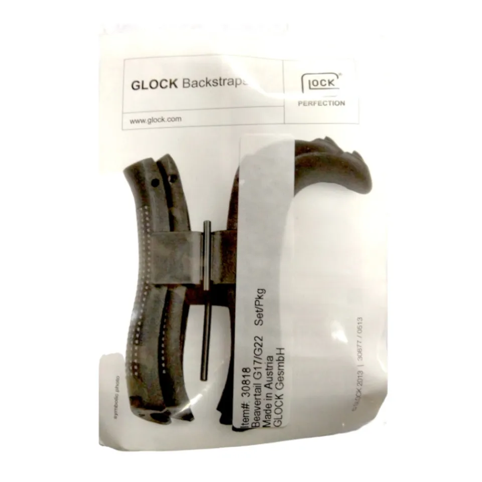 GLOCK® Backstrap Set (Black) for Gen4 & Gen5: G17,G22,G34,G35 and