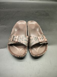 #953 Leopard Print design slipper for women one strap