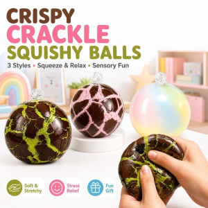 Mint Black Chocolate Sensory Fidget Toy Crispy Ball Slow Rebound Stress Relieving Toy Squeeze Gifts