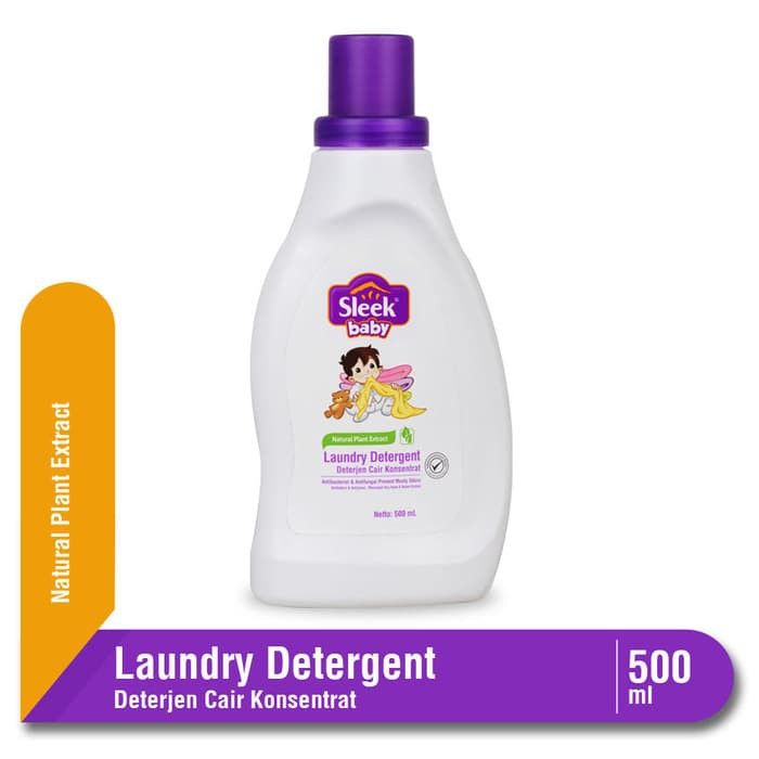 Sleek Baby Laundry Detergent 500ml Botol / Detergent Pembersih Pakaian Bayi / Sleek Baby