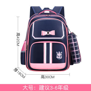 [Ready Stock] School Bag 6 Wheel Trolley bag Waterproof  Good Quality Strong Trolley Sekolah Beg Roda