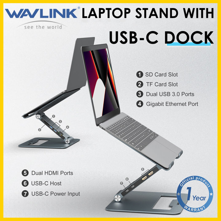 Ergonomic Aluminum Laptop Mount - Adjustable & Portable Ergonomic Aluminum Laptop Mount - Adjustable & Portable