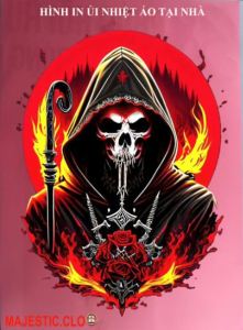 Hình ủi ép nhiệt-Logo Snake Skull in áo tại nhà bằng bàn ủibàn là rất đẹp-IN LOGO Nhắn TIN QUA SHOP-MAJESTIC.CLO-LUCK