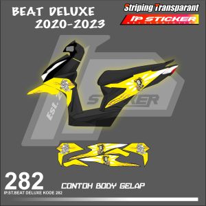 BEAT DELUXE 2020-2023 (COD) STIKER STRIPING MOTOR HONDA BEAT 2020-2023 HOLOGRAM DAN TRANSPARAN