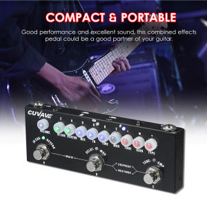 Upgrade Your CUVAVE CUBE BABY / M-Vave Portable Multifunctional Electric Guitar Combined Effect Pedal with Wireless Music Playback Phone Recording Audio Interface Function