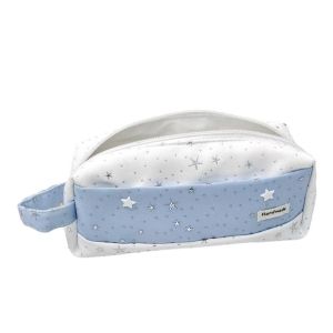 SDFBN Shining Star Pencil Pouch Zipper Closure Large Capacity Pencil Case Storage Bag Sweet Cloth Stationery Bag School Supplies