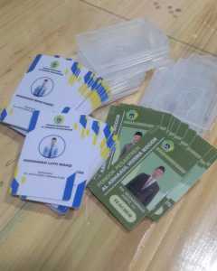CETAK ID CARD + CARD HOLDER BAHAN PVC PENGERJAAN CEPAT 1 HARI SELESAI