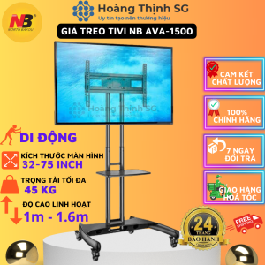 Giá Treo Tivi Di Động NB-AVA-1500 32inch-75inch Mẫu 2023 Bảo hành 2 năm - Hàng Chính Hãng