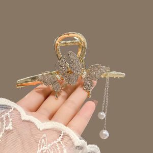 NEW Jepit Rambut Korea Fashion Jedai Kristal Mutiara KUPU2 Wanita Elegan High Quality Impor