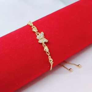 Gelang Serut Wanita Aksesoris Fashion Awet Tahan Lama Anti Karat Cocok Untuk Harian G2-5E