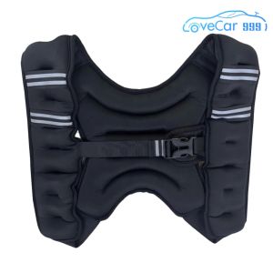 Premium 5KG Weighted Vest with Reflective Stripe for Gym and Outdoor Strength Training Equipment