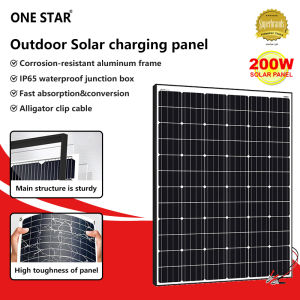 Onestar Solar Panel Set 100W 150W 200W German Cell Aluminum With Mc4 Connector High Efficiency Ip65