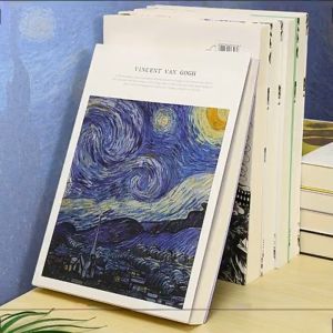 16K B5 Notebook Stiching Line Children Cute Stationery Cartoon Design Diary Book Student Exercise