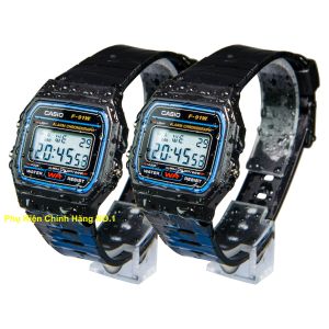 [COMBO 2 ĐỒNG HỒ CHÍNH HÃNG – MADE IN JAPAN] Combo 2 Đồng Hồ Điện Tử Casio F-91W Chính Hãng Chống Nước Siêu Bền Huyền Thoại