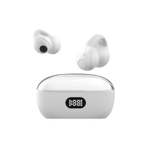 ZUZG Wireless Ear Clip Earbuds Air Conduction Earphone Headphones Bluetooth for Android iPh Sport with Earhooks Up to 24 Hours Playtime for Sport Home