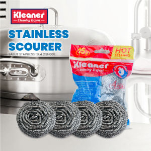 Kleaner Sabut Cuci Piring / Panci Stainless 15 Gram 4 pcs (GSH008)