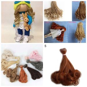 {Màu Ngẫu Nhiên} Tép Tóc Giả 25 Cm Dán Cho Búp Bê Chịu Nhiệt Độ Cao PVN4463