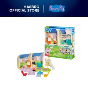 Peppa Pig Peppas Pop-Open Playgroup Playset with Figure Preschool Toys for 3 Year Old Girls and Boys and Up