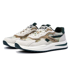 Giày thể thao thường ngày màu mờ thoáng khí thoải mái mới 2024 Giày chạy bộ cho nam Giày học sinh phong cách Hàn Quốc đế mềm giày nam