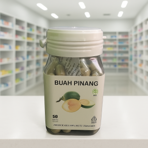 Kapsul Buah Pinang Herbal 100% Original - isi 50 kapsul termurah