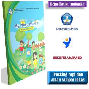 Buku sd bahasa inggris kelas 2 My Next Words kurikulum merdeka