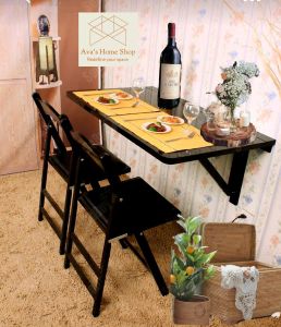 foldable table with foldable metal brackets smart table with foldable mechanism space-saver folding table