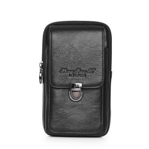 ali9 ผู้ชาย 5.5 นิ้ว 6 กระเป๋าใส่ศัพท์มือถือนิ้วหนังแท้ศัพท์มือถือกระเป๋าคาดเอวสวมเข็มขัดหนังวัววินเทจกระเป๋ามินิกระเป๋าคาดเอวเอกสาร