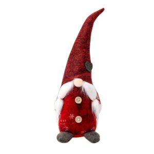 SKYJS Mini Búp bê Gnome không giáng sinh Dễ thương Hoạt hình Búp bê giáng sinh dệt kim Bảng điều khiển xe ô tô Lãng mạn Búp bê ông già dài Giáng sinh