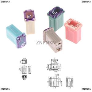 [COD] ZNPNXN 15A ฟิวส์ทรงสี่เหลี่ยมขนาดเล็ก40A 25A 20A ฟิวส์รถยนต์ กล่องฟิวส์กันน้ำสำหรับเต้ารับ