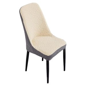 MOONGLADE Bao gồm tất cả Áo bọc ghế ăn Jacquard Chống trơn trượt Độ đàn hồi cao Bọc ghế tích hợp Phổ quát Chống bụi Áo bọc ghế đẩu Trang trí nhà cửa