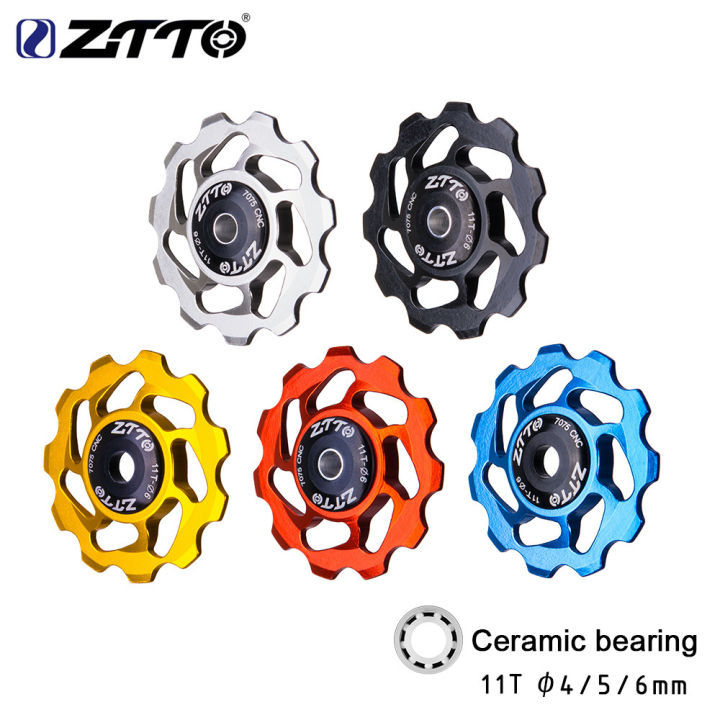 ZTTO 11T MTB Bicycle Rear Derailleur Jockey Wheel Ceramic Bearing