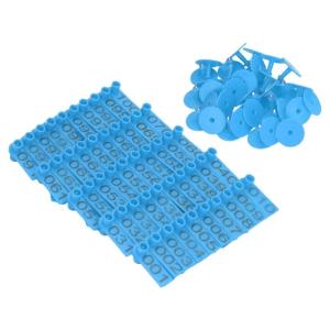100lots Livestock Earcon Marker Numbered Cow Sheep Rabbit Identification Tool for Cattle Sheep Pigs and Poultry Use