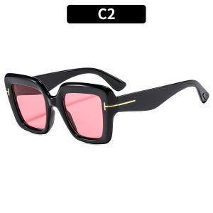 T Square large-frame sunglasses for women with a high-end feel 2025ins Fashionable internet celebrity street style sun protection sunglasses