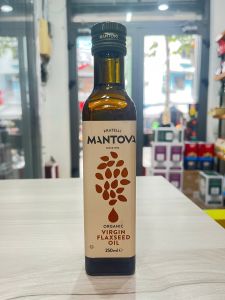 Date 04/29 Dầu hạt lanh nguyên chất hữu cơ Fratelli Mantova 250ml - Organic Virgin Flaxseed Oil
