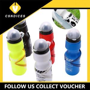 [Csndices] 750ML Portable Mountain Bike Bicycle Cycling Water Drink Bottle with Holder Cage