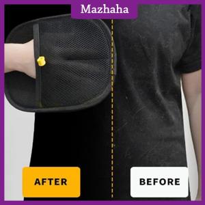 Mazhaha Pet Electrostatic Hair Removal Gloves Double-sided Pet Grooming Gloves Double-sided Bidirectional Brush Sticky Hair Artifact