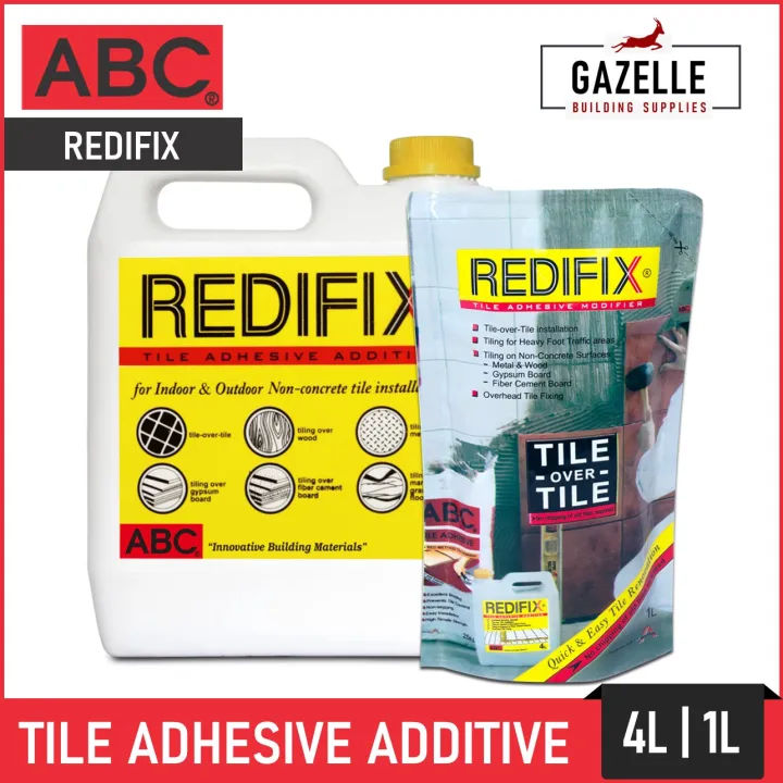 ABC Redifix Tile Adhesive Additive for Indoor & Outdoor Non-Concrete ...