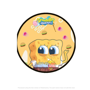 Totebag Tote Bag Kartun Spongebob Lucu Goodie Bag Souvenir Ulang Tahun Ultah Anak Sekolah Belajar Kanvas Slempang