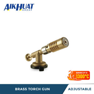 Premium Camping Brass Nozzle Torch Gun Portable Fire Burner Butane Welding BBQ Grill Burning Fire Maker Pemetik Api