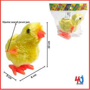 Mainan Anak Ayam Otomatis Berjalan Model Putar