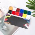 12 Colors Halloween Face Body Paint Set Face Painting Art Palette Cosplay Makeup Cat wajah. 